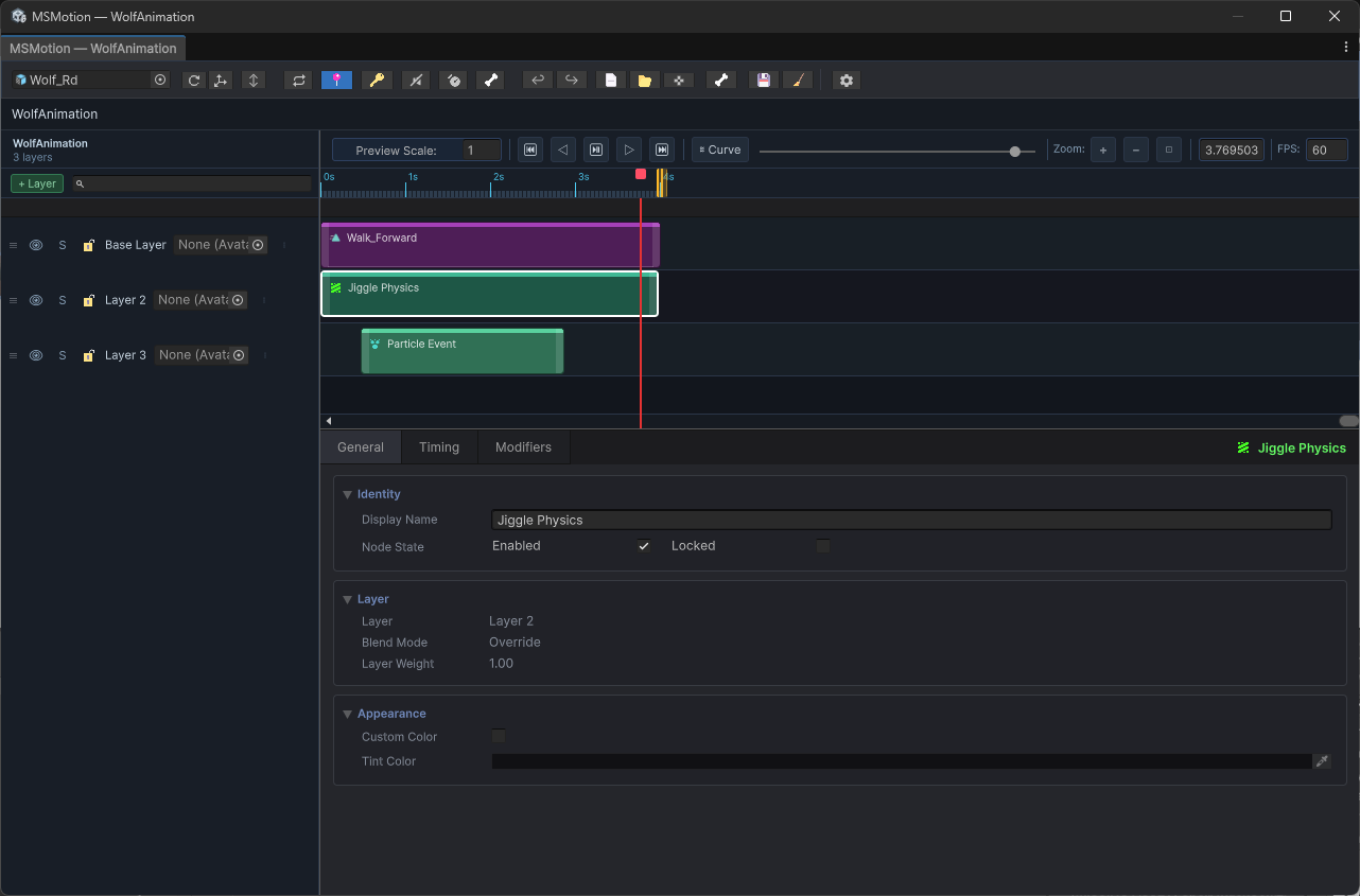 Composition Editor Layout