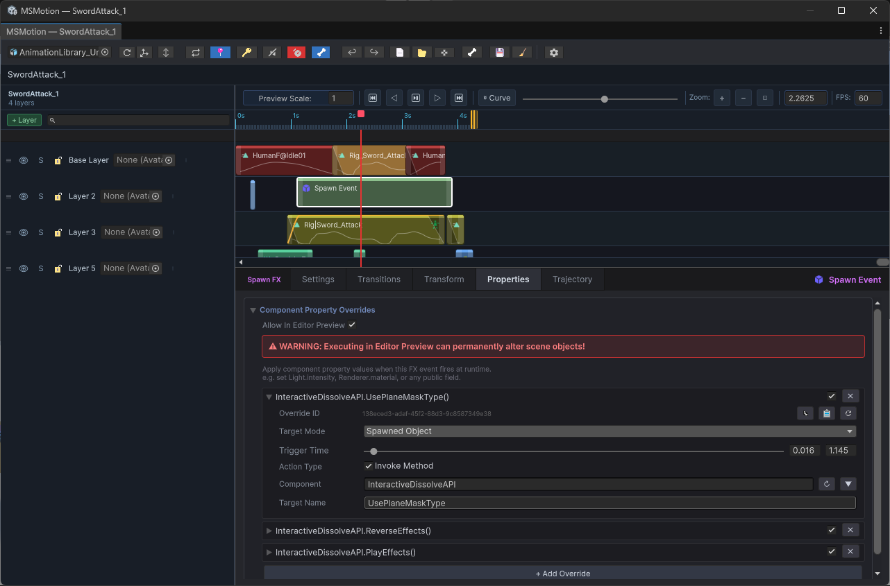 Property Overrides Workflow